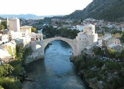 il ponte sulla Neretva a Mostar