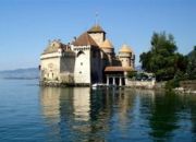 lago di Ginevra: il castello di Chillon a Montreux