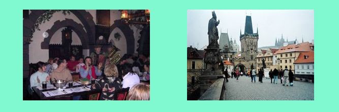 in birreria ''U Fleku'' a Praga _ Praga: il Ponte Carlo