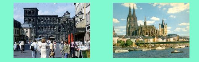 Treviri: la Porta 

Nigra _ Colonia vista dal Reno