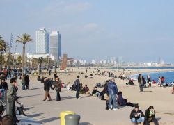 Barcellona: la spiaggia