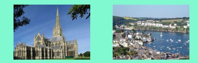 la cattedrale gotica di Salisbury _ il porticciolo di Fowley