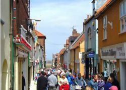 una stradina di Wells