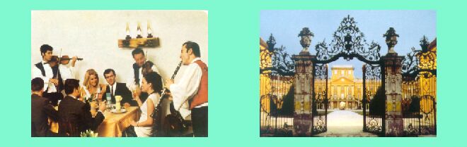 violinisti tzigani _ un cancello di Gödöllõ