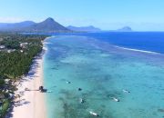 Mauritius panorama dalla spiaggia Flic-e-Flac