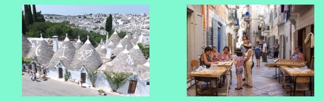 Alberobello: trulli _ i trulli di Alberobello _ un angolo di Bari vecchia