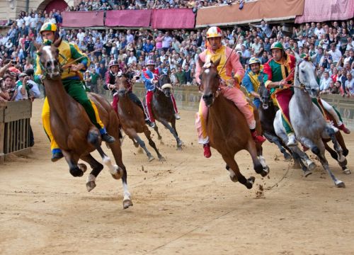 Siena: Palio in piazza del Campo