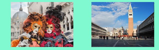 venezia: maschere in San Marco _ Campanile San Marco