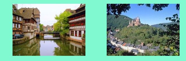 Strasburgo: la Petite France _ Lussemburgo: castello