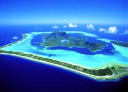 la laguna di Bora Bora