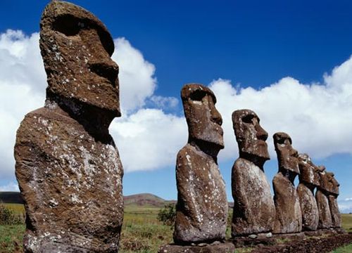 Moai dell'isola di Pasqua